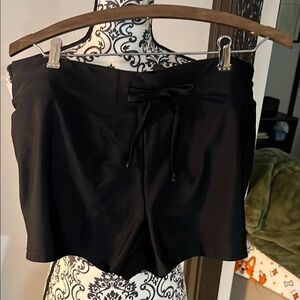 Kona Sol Black High Waist Shorts